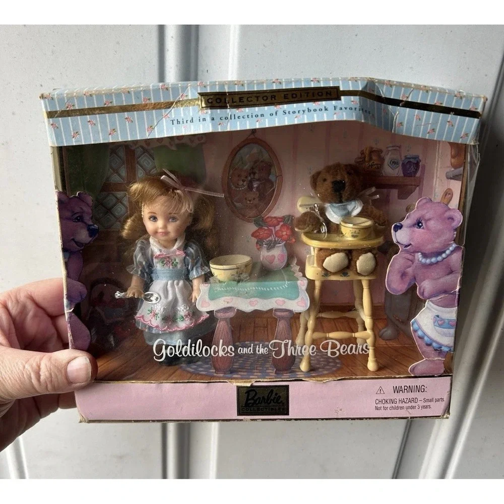 Barbie Goldilocks and the Three Bears Kelly Doll Storybook Favorites Series 2000